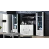Cama Wohnzimmer-Sideboard UNI schwarz/weiß glänzend