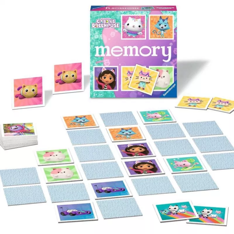 memory - Gabby's Dollhouse, Memory-Spiel
