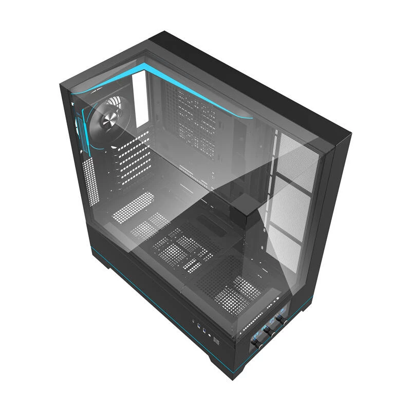 Darkflash DY450 PRO PC-Gehäuse (schwarz) + 1 Lüfter