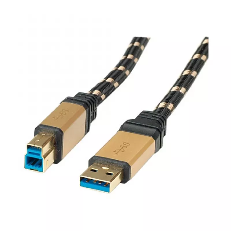 ROLINE Gold - USB-Kabel - USB Typ A (M) zu USB Typ B (M)