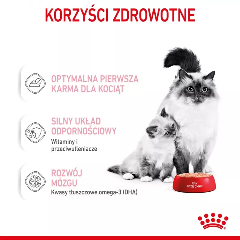 Royal Canin BABYCAT INSTINCTIVE - Nassfutter für Katzen - 195 g