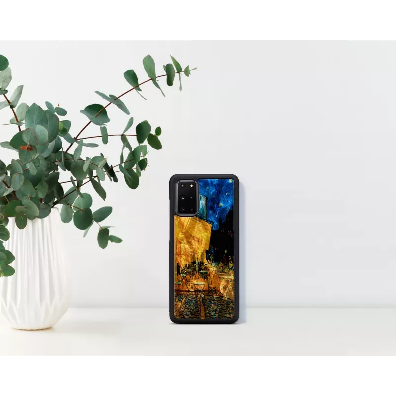 Schutzhülle iKins für Samsung Galaxy S20+ — schwarz Cafe Terrace