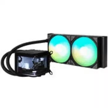Jonsbo D32 STD PC-Gehäuse + TRYX PANORAMA Komplette Wasserkühlung, ARGB - 240 mm, schwarz