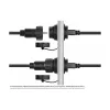 Good Connections Industrie-Plug S4 -USB 2.0 A-A 1m Kabel