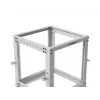 19 Zoll Open Rack LANBERG 12U, einstellbare Tiefe 600–1100 mm, grau