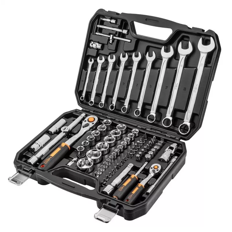 NEO tools 10-058 Stecknuss-/Steckschlüssel-Set