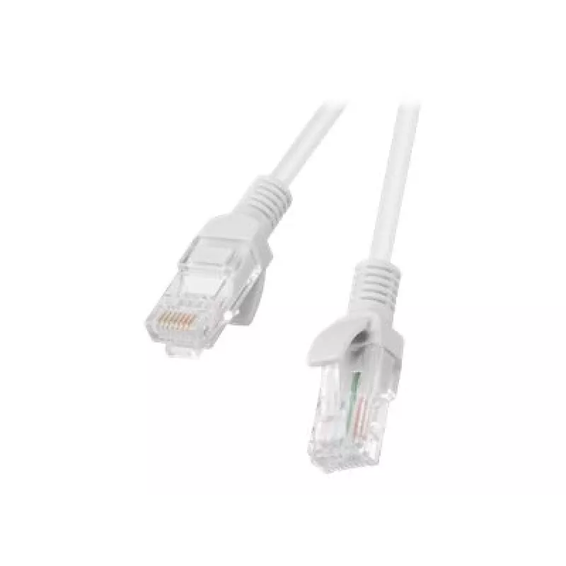 LANBERG Cat5e U/UTP RJ-45 Patchkabel PCU5-10CC-1500-S, 15 m, Grau, CCA, 26 AWG, 100 MHz