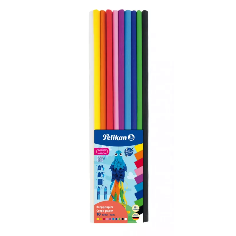 Krepppapier Pelikan 101622 Mehrfarbig 500 mm 10 Blatt