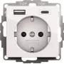 Gira SCHUKO USB-Steckdose, 2-fach, reinweiß, Modell 245903