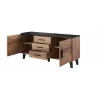 Cama sideboard LOTTA 150 2D3S wotan oak + mat Schwarz