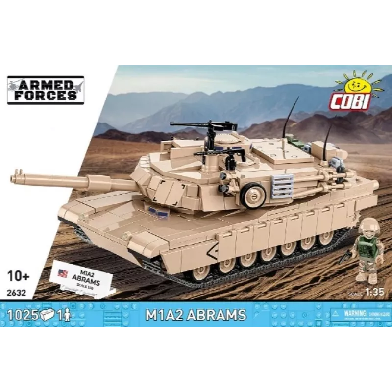 Konstruktionsset-Bausteine Cobi M1A2 Abrams 1025 Teile Modell COBI-2632