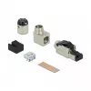 Steckverbinder DeLOCK 86489 1x RJ-45 Grau