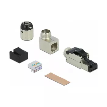 Steckverbinder DeLOCK 86489 1x RJ-45 Grau