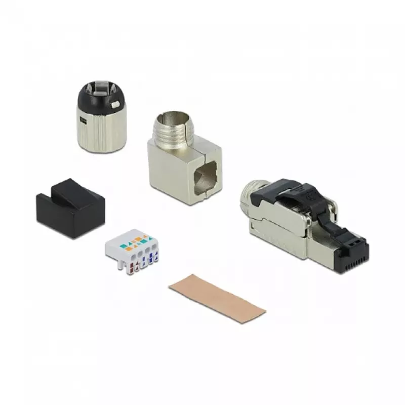 Steckverbinder DeLOCK 86489 1x RJ-45 Grau