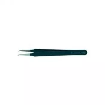 Knipex 92 08 78 ESD Präzisionspinzette flach, 45° gebogen 120 mm