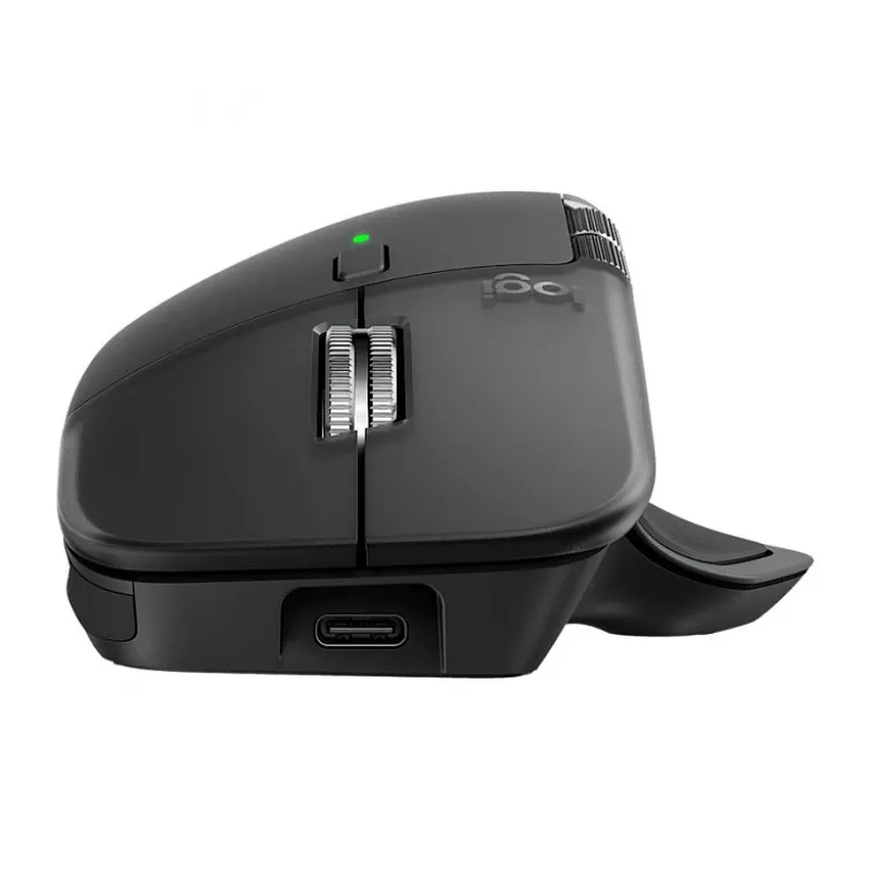 Logitech MX Master 4 – Maus – Bluetooth, 2,4 GHz – Graphite