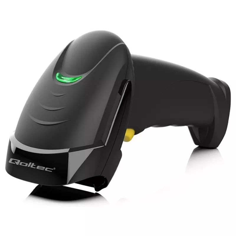 Handheld 1D/2D kabelgebundener Barcodescanner QOLTEC 50853 — USB, ABS-Gehäuse, 1,65 m Kabel, 97×65×167 mm, 105 g
