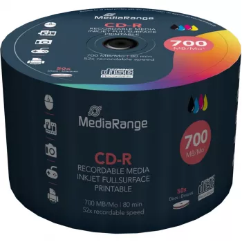 CD-R MediaRange MR208 700 MB 52x 50 Stück