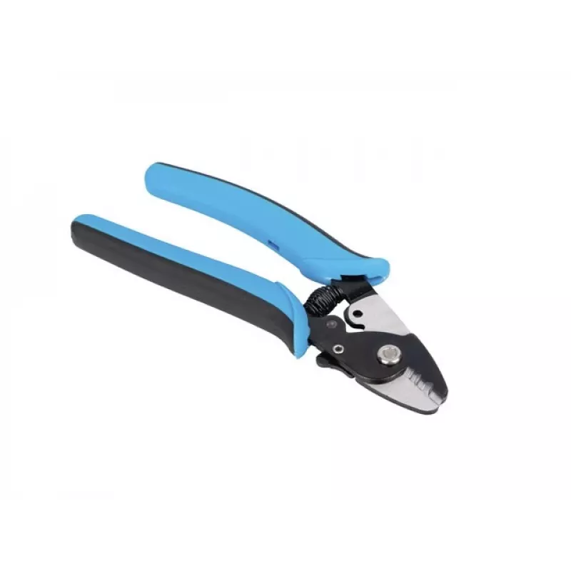 Kabelabisolierer LANBERG NT-0105 – handlicher Abisolierer, Gewicht 115 g, Farben Schwarz/Blau