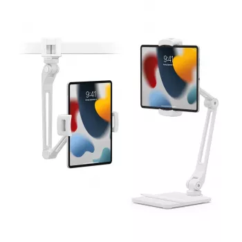 Twelve South HoverBar Duo Active Halterung Mobiltelefon/Smartphone, Tablet/UMPC Weiß