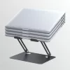 Laptop-Ständer MEDIA-TECH MT2661 — höhenverstellbar, faltbares Aluminium-Design für Notebooks bis 17 Zoll