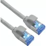 ROLINE S/FTP Patchkabel Cat.6A TPE PoE-tauglich verknotungsfrei Grau 1.5m - Netzwerk - CAT 6a