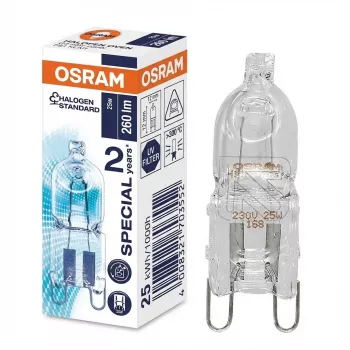 Halogenlampe Ledvance HALOPIN 25 W G9 T13.3 Warmweiß, 260 lm, 2000 h, dimmbar