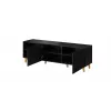 Cama RTV-Schrank PAFOS 150x42x52 schwarz matt