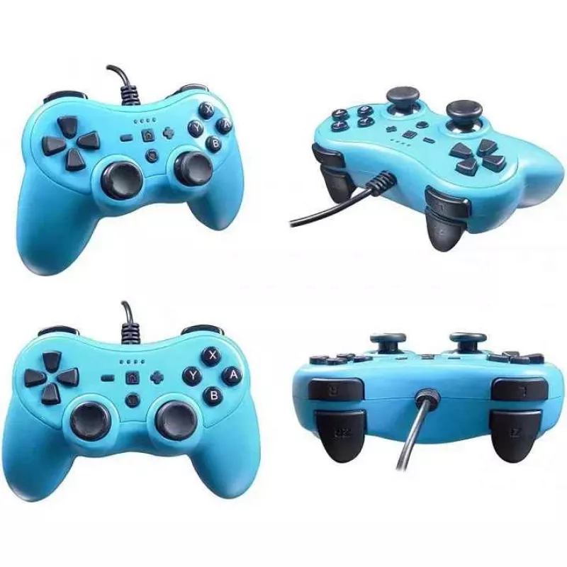 Kabelgebundener Controller SUBSONIC SA5488-1 Neon Blue — für Nintendo Switch, kabelgebundene Verbindung