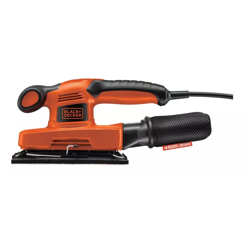 Exzenterschleifer Schwarz & Decker KA320EKA-QS, 240 W, 91 x 189 mm Schleifplatte, 2 mm Schwingkreis