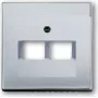 Busch Jaeger 1710-0-3610 Abdeckrahmen Aluminium (1710-0-3610)