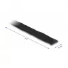 DeLOCK Klettband 3 m x 20 mm schwarz Nylon