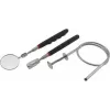 ChiliTec Teleskop-Magnethalter-Set 3-in-1 LED-Spiegel, Magnet 20-80cm, flexibler Greifer (23071)