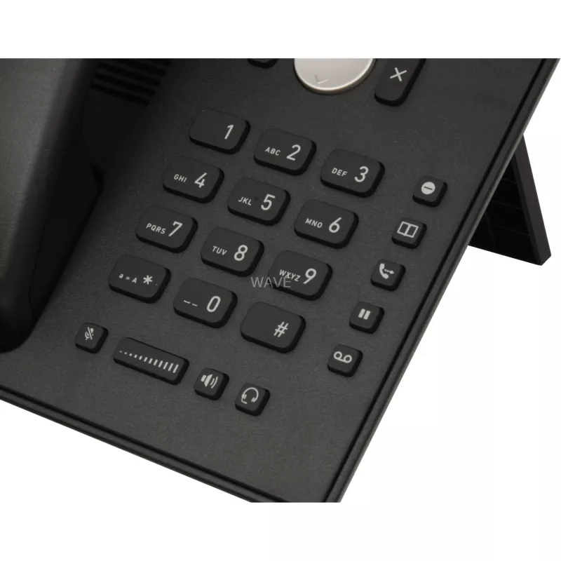 snom D120 - VoIP-Telefon - Dreierkonferenz - SIP - 2 Kabel - Schwarz (4361)