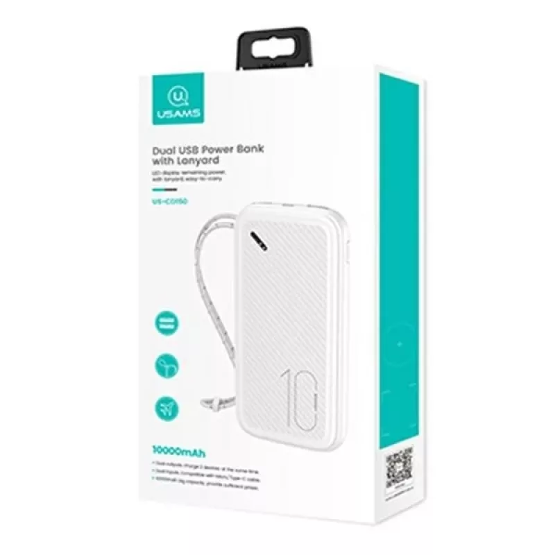 Powerbank PB56 10000mAh 2xUSB Weiß