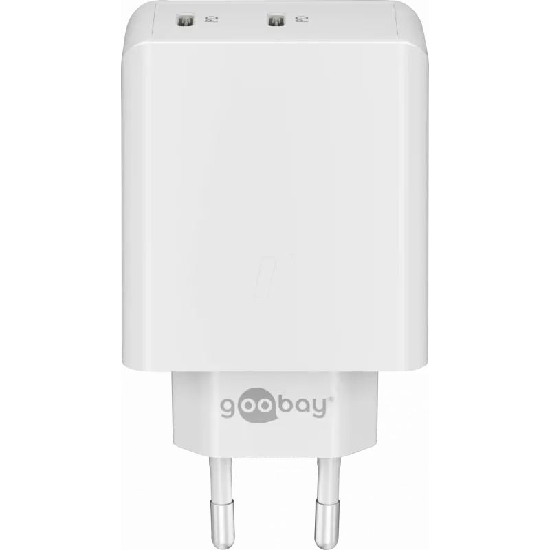 Goobay 61758 Ladegerät für Mobilgeräte Weiß Innenbereich (61758)