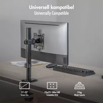 Monitorhalterung 17-32, max. 9 kg, schwarz