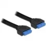 Delock 83124 USB-Kabel Schwarz