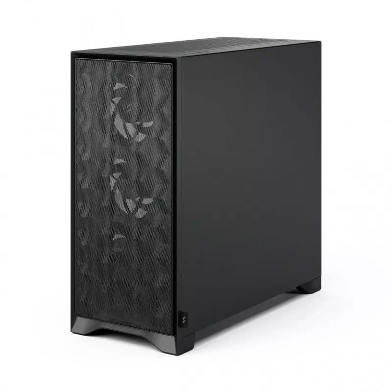 PC-Gehäuse Fractal Design Pop 2 Air Schwarz TG Midi Tower – ATX, 3x 120 mm Frontlüfter, unterstützt 2,5-Zoll- & 3,5-Zoll-Laufwerke