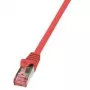 Netzwerkkabel LogiLink 10 m Cat.6 RJ-45 S/FTP Rot