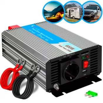 Spannungswandler Extralink OPIP-600W 12V 600W reiner Sinus
