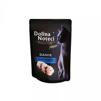 Dolina Noteci Premium Kabeljau- und Sardinen-Gericht - Nassfutter für Kätzchen - 85 g
