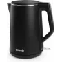Elektrischer Wasserkocher Gorenje K15DWBK – 1,5 L, 2200 W, schwarz, Tastensteuerung, 360°-Basis
