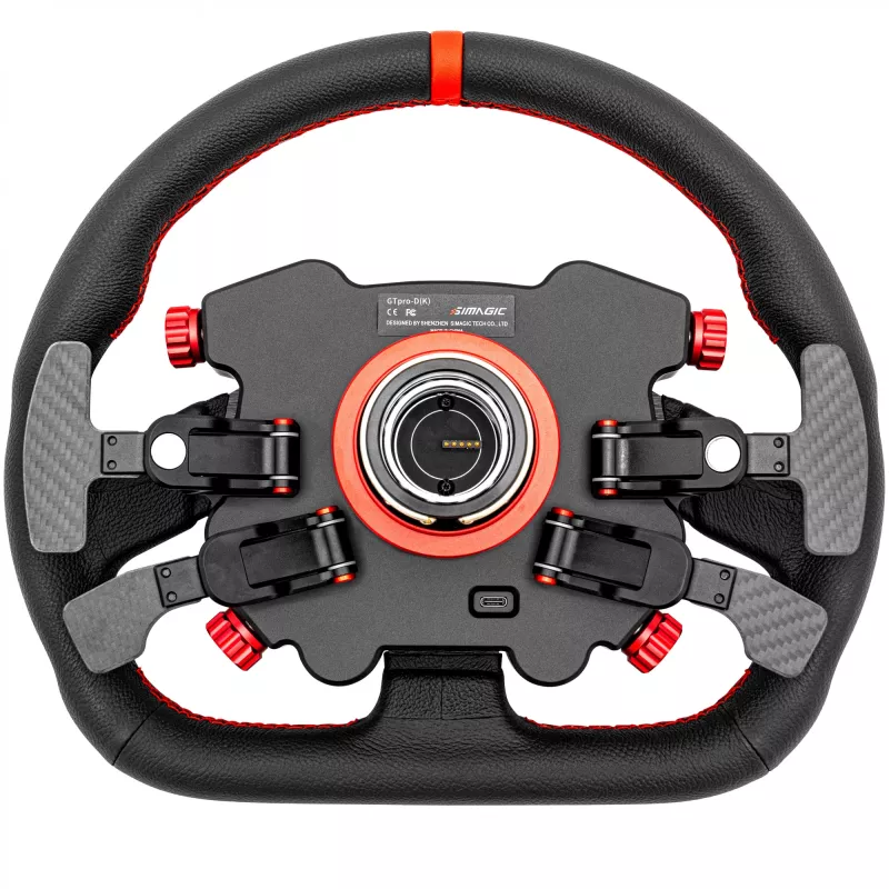 Simagic GT1 D Lenkrad + Pro-Hub/Knopf - Leder