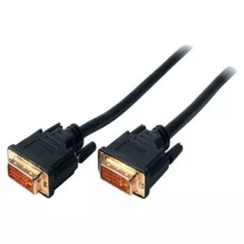 S-Conn 2m DVI-D - DVI-D - DVI-D - Male - Male - Gold - Schwarz (CO 77442)