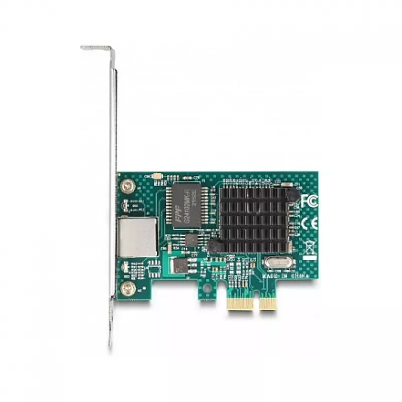 DeLOCK PCI Express x1-Karte 1 x RJ45 Gigabit LAN BCM Grau