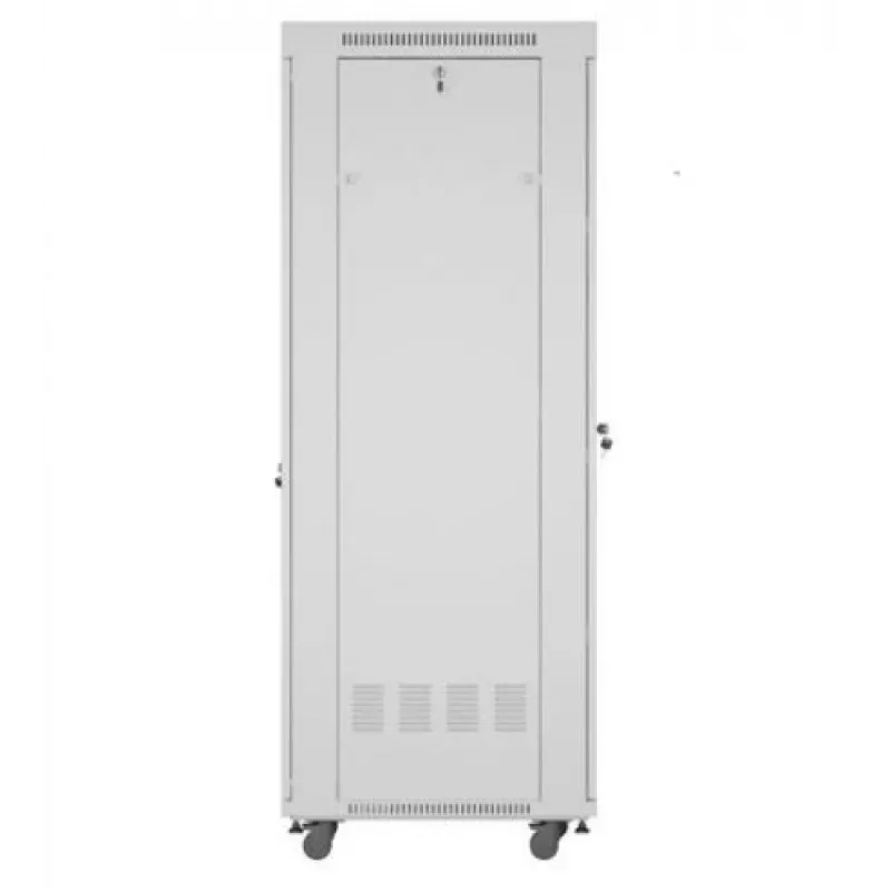 Freistehendes Rack LANBERG FF01-6842-12SL 42U, 600×800 mm, 2121 mm Höhe, 1200 kg Kapazität, IP20, grau