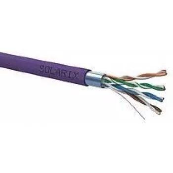 Netzwerkkabel Solarix SXKD-5E-FTP-LSOH RJ45 CAT5E 305m Schwarz