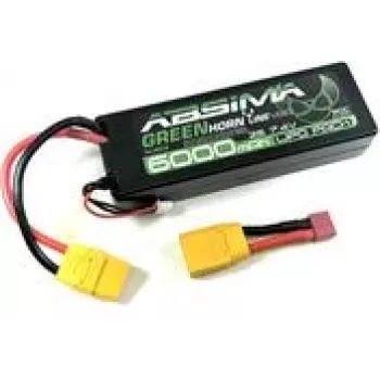 Absima Modellbau-Akku LiPo 7,4 V 6000 mAh Zellenzahl 2 50 C Stick (4140018)