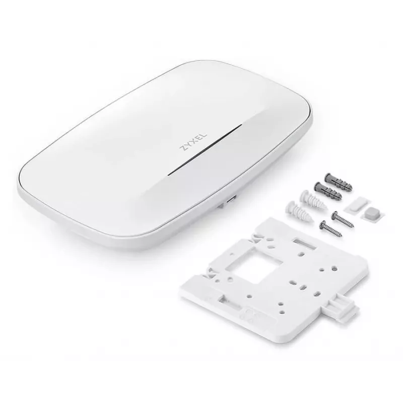 Zyxel NWA210AXV2-EU0101F WLAN Access Point – Dualband 2,4/5 GHz, 2975 Mbit/s, 2× RJ‑45, PoE, weiß